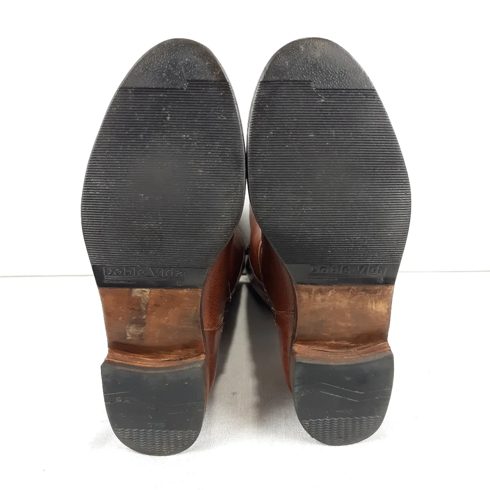 DOBLE-VIDA LEATHER RIDING BOOTS - Picture 14 of 16